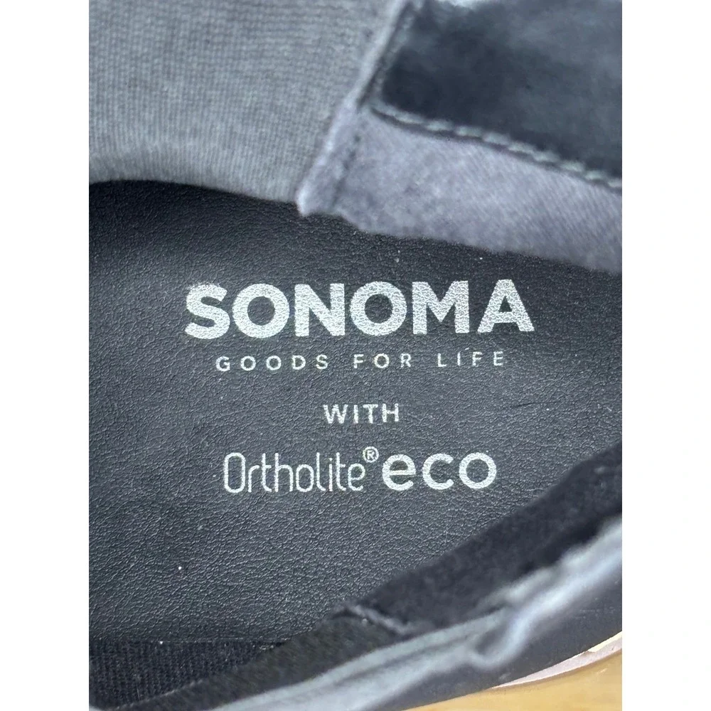 Sonoma Goods For Life Carson Mens Black Chelsea Boots Ortholite Eco Size 11 MED